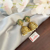 Adhirshta Lakshmi-Green Jhumka