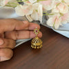 Eternal Floral Jhumka - Pink