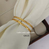 Cross: Micro Gold Plated Bangles-Size 2.4