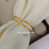 Cross: Micro Gold Plated Bangles-Size 2.8