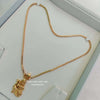 18 inch Micro Gold Plated Dollar Chain