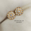 Impon – 9 White Stone Stud Earrings