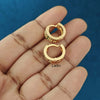 Gold Look – C type Curve Earrings