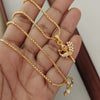18 inch Micro Gold plated Dollar chain