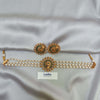 Three Layer Pearl Choker Set - Green