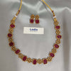 Beautiful Floweral Necklace with Earrings