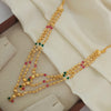 3 Layer Ball Necklace - Micro Gold Plated
