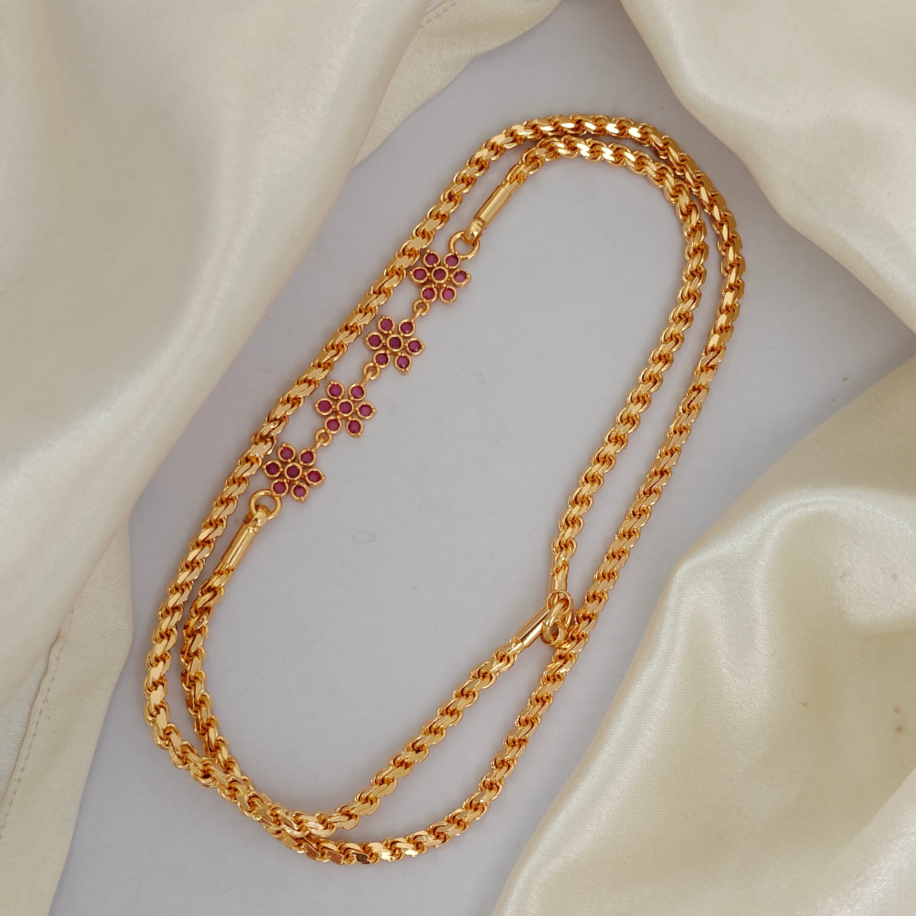 Mugappu Chain-24 inch Micro Gold Plated – Ladio