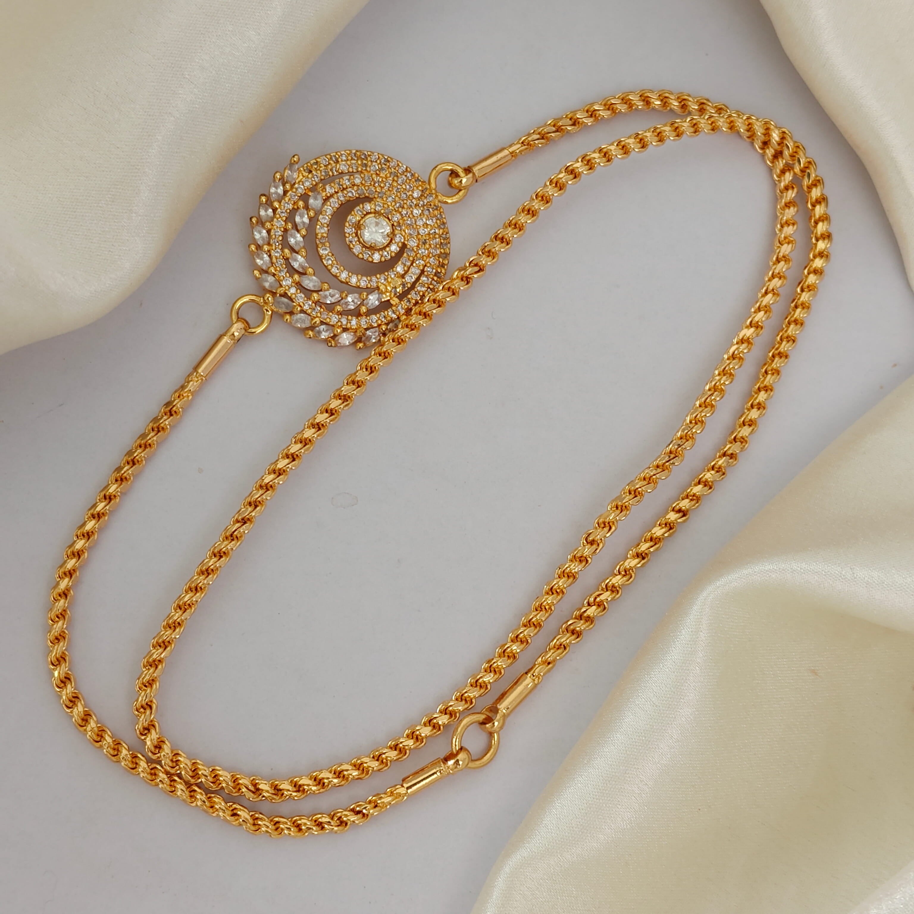 Mugappu Chain-24 inch Micro Gold Plated – Ladio