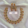 Grand Multicolour Floweral Necklace with Earrings