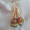 Hook Pearl Cluster Kundan Jadau