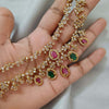 Diamond Alike Necklace with Earrings
