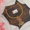 Lakshmi Kataksham- Kemp Carved Necklace