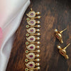 Mango Motif with Pearl Highlights