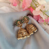 Adhirshta Lakshmi-Green Jhumka