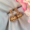 Eternal Floral Jhumka - Pink