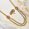 Real Gold inspired 2 Layer Haaram Set