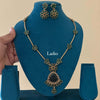 Malar- Long Chain Set Green