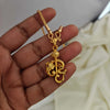 18 inch Micro Gold Plated Dollar Chain