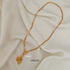 18 inch Micro Gold Plated Dollar Chain