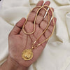 18 inch Micro Gold Plated Dollar Chain