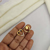 Pink Heart- Stud Earrings