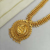 24 Ct Gold Look - Micro Gold Plated Lakshmi Long Haaram