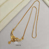 22 inch Micro Gold Plated Dollar Chain