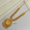 24 Ct Gold Look - Micro Gold Plated Lakshmi Long Haaram