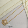 24 inch Micro Gold Plated Dollar Chain