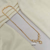 18 inch Micro Gold Plated Dollar Chain