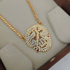 24 inch Micro Gold Plated Dollar Chain