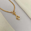 18 inch Micro Gold Plated Dollar Chain
