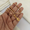18 inch Micro Gold Plated Dollar Chain