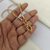 18 inch Micro Gold Plated Dollar Chain