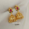 Iconic- Micro Gold Plated Jhumki Earrings