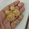 24 ct Gold Inspired Long Haaram with Earrings-One Gram Micro Gold Plated