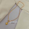 18 inch Micro Gold Plated Dollar Chain