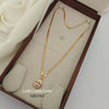 22 inch Micro Gold Plated Dollar Chain