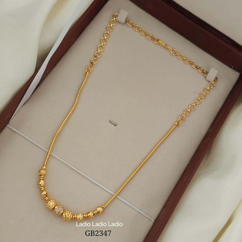 Ball Chain – One gram Micro Gold Plated
