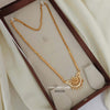 24 inch Micro Gold Plated Dollar Chain