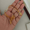 18 inch Micro Gold Plated Dollar Chain