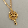 18 inch Micro Gold Plated Dollar Chain