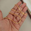 18 inch Micro Gold Plated Dollar Chain