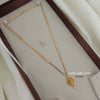 18 inch Micro Gold Plated Dollar Chain