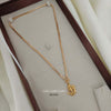 18 inch Micro Gold Plated Dollar Chain