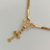 18 inch Micro Gold Plated Dollar Chain