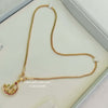 18 inch Micro Gold Plated Dollar Chain