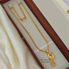 18 inch Micro Gold Plated Dollar chain