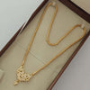 24 inch Micro Gold Plated Dollar Chain